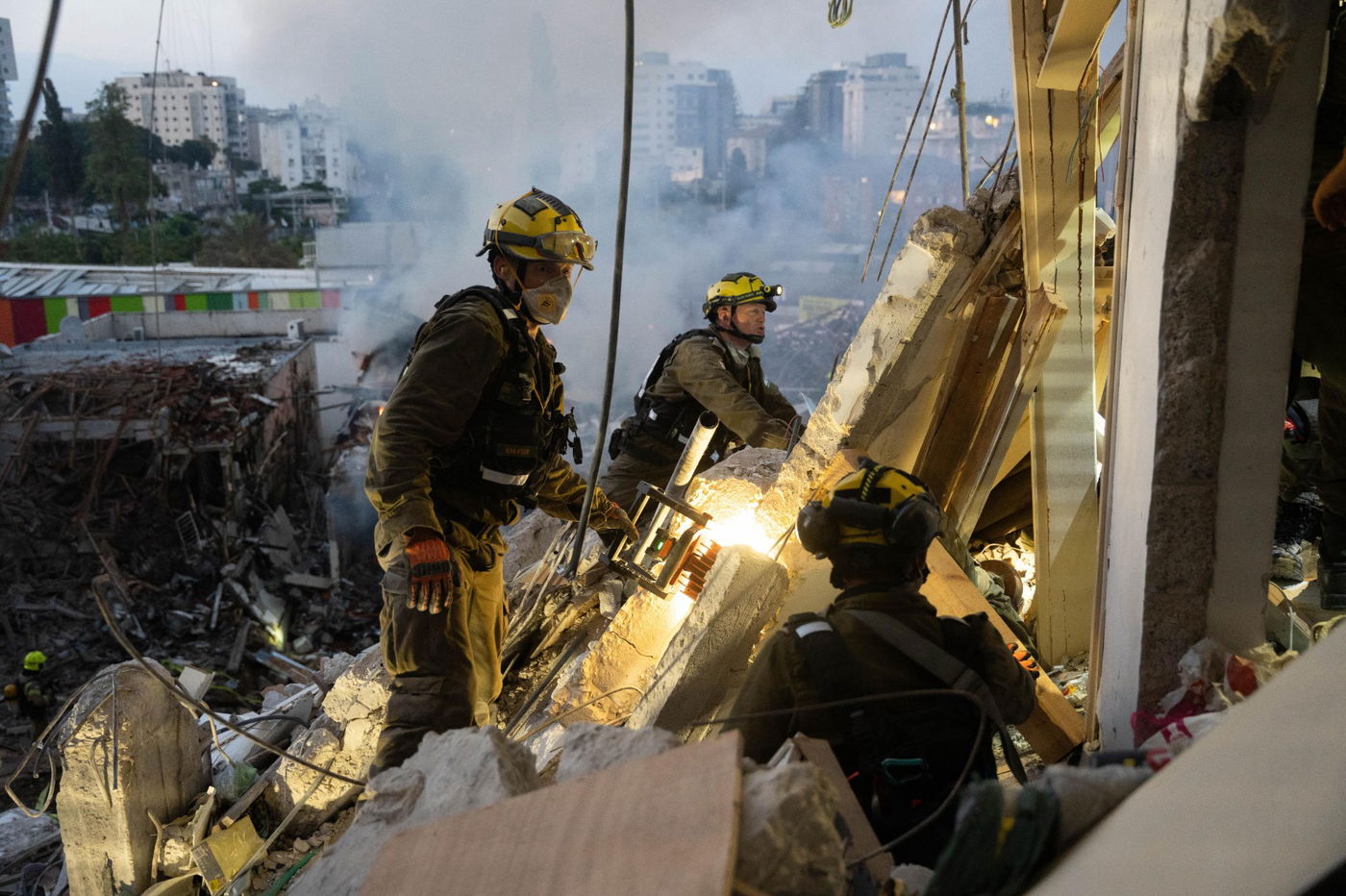 פעילות אנשי פיקוד העורף בימים האחרונים