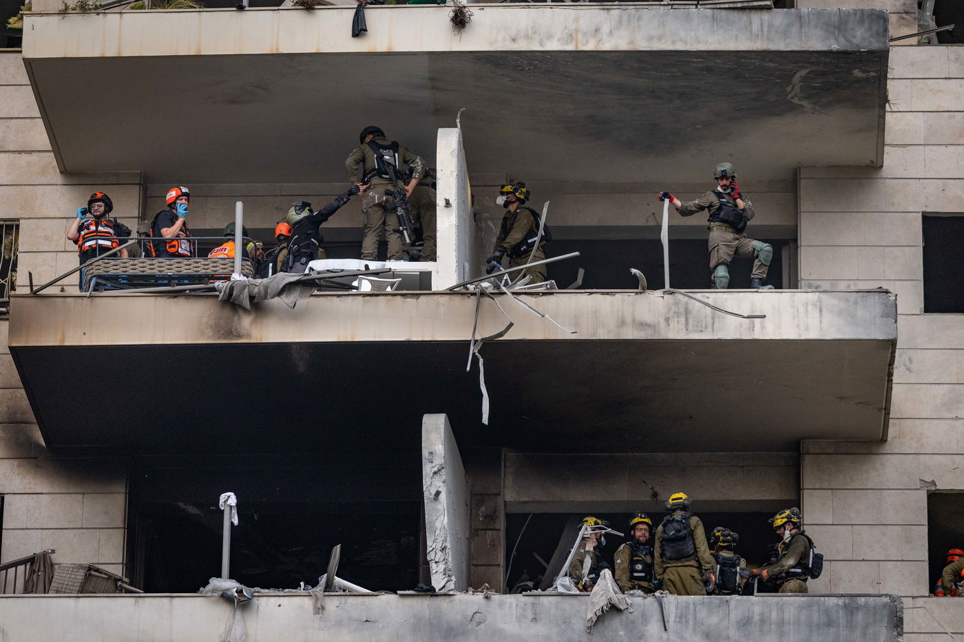 זירות הנפילה במרכז