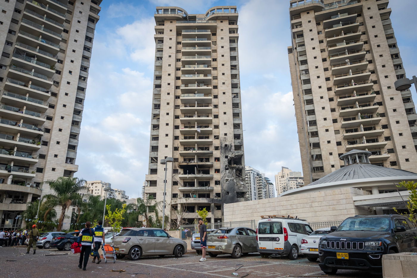 זירות הנפילה במרכז