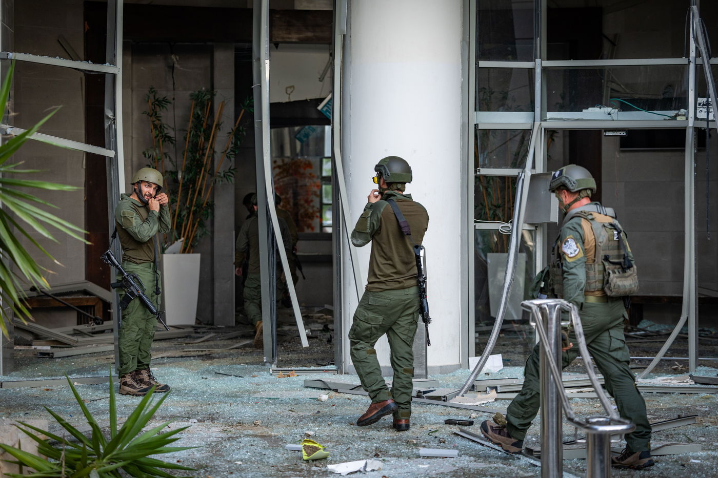 זירות הנפילה במרכז