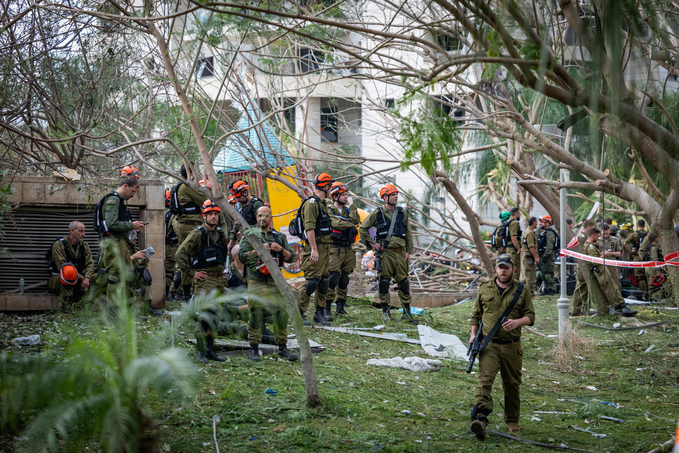 זירות הנפילה במרכז