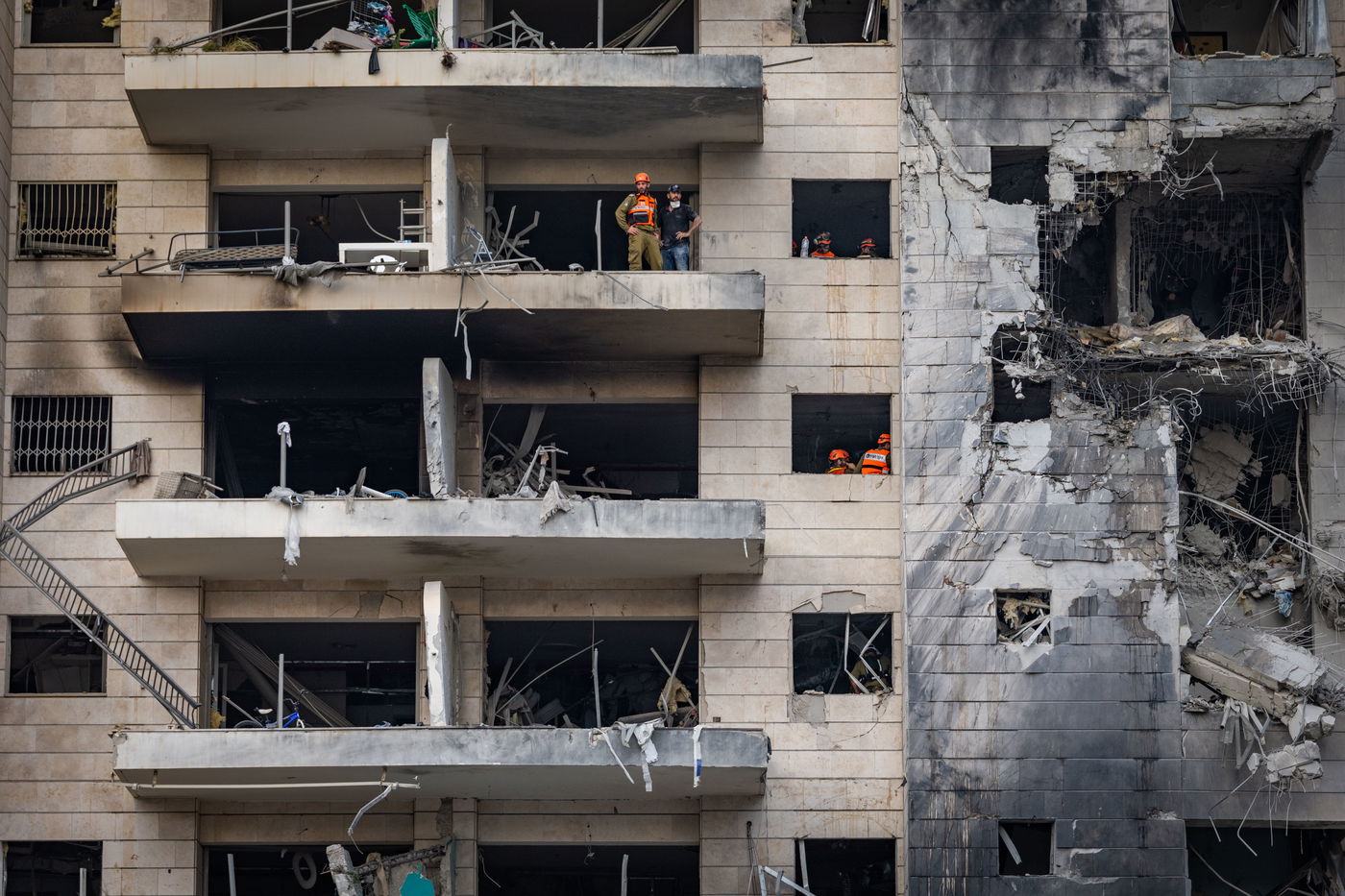 זירות הנפילה במרכז