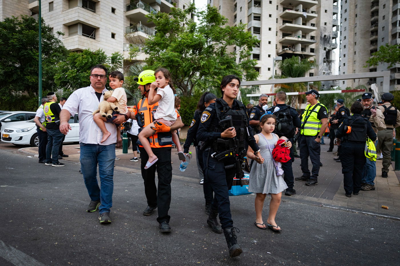 זירות הנפילה במרכז