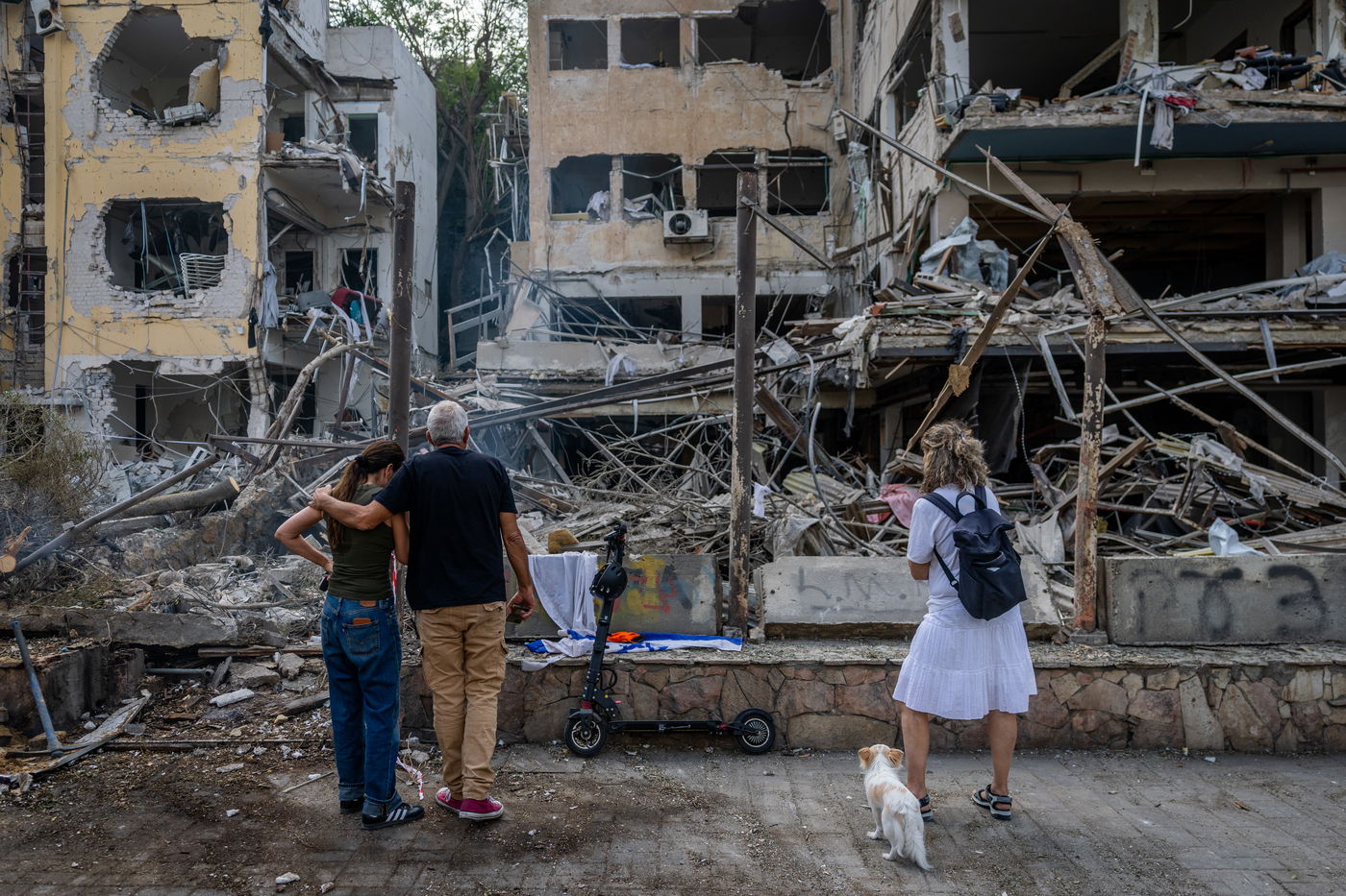 זירות הנפילה במרכז