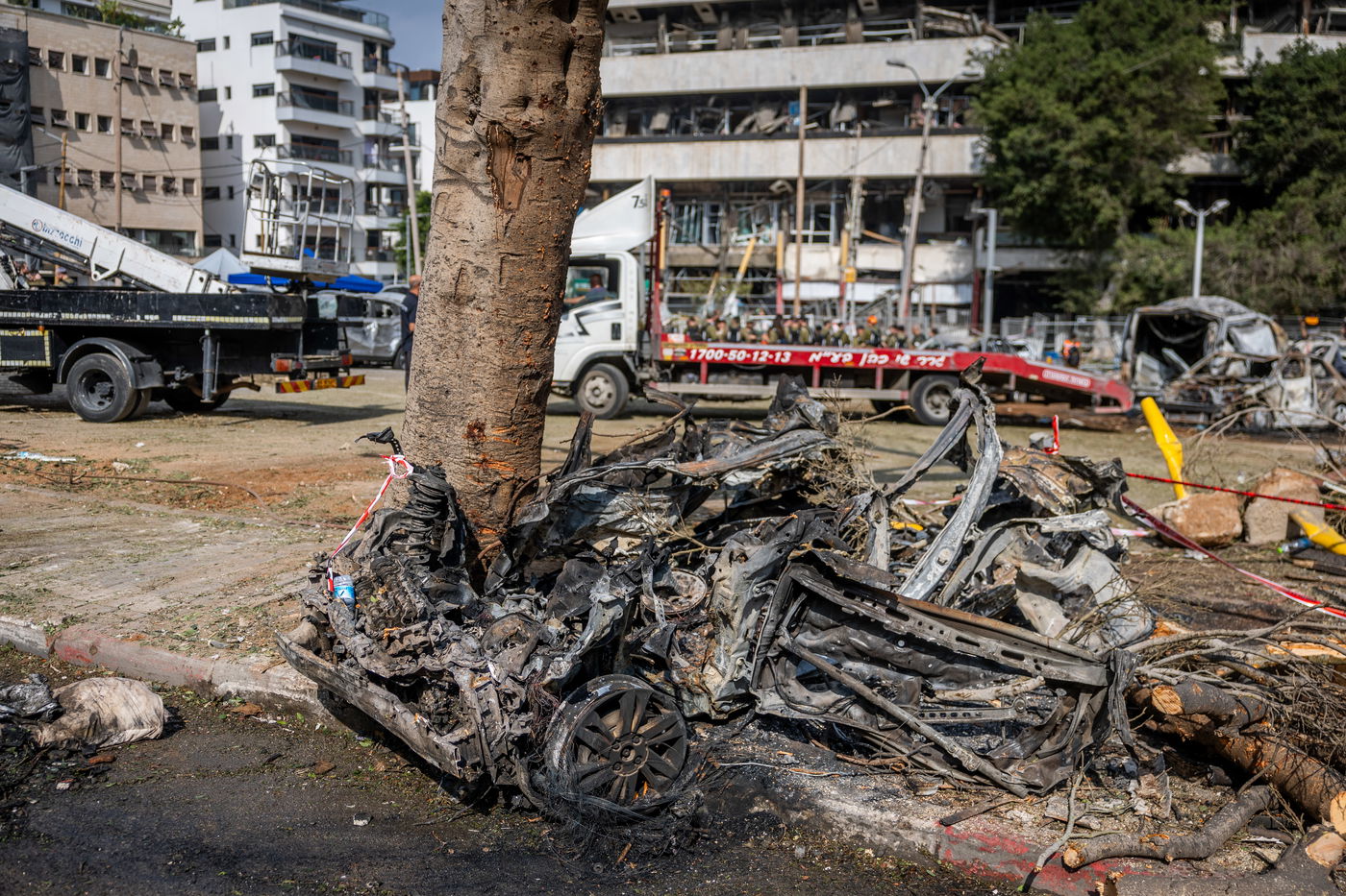זירות הנפילה במרכז