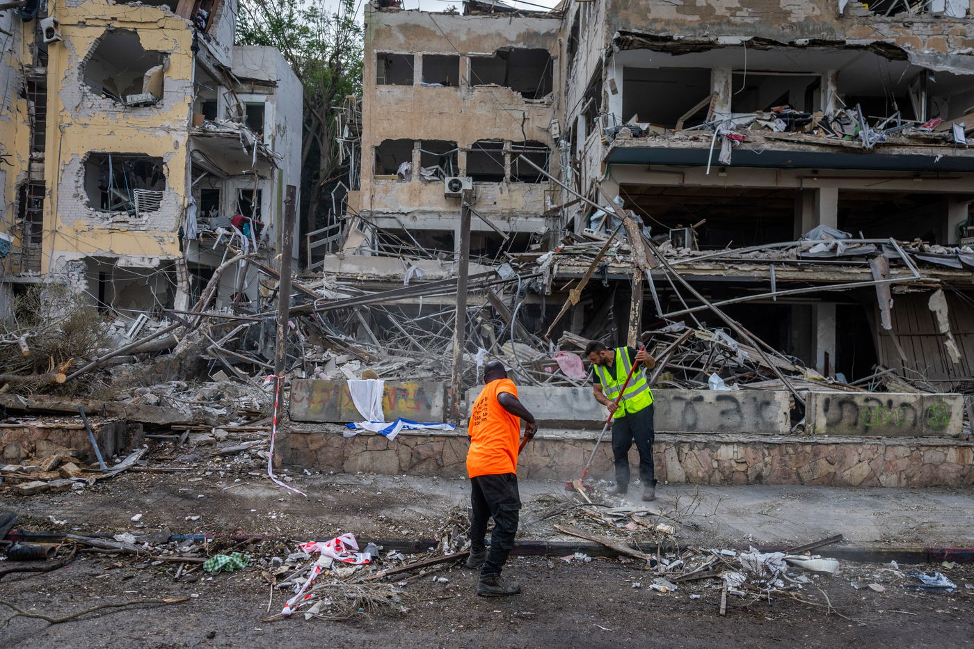 זירות הנפילה במרכז