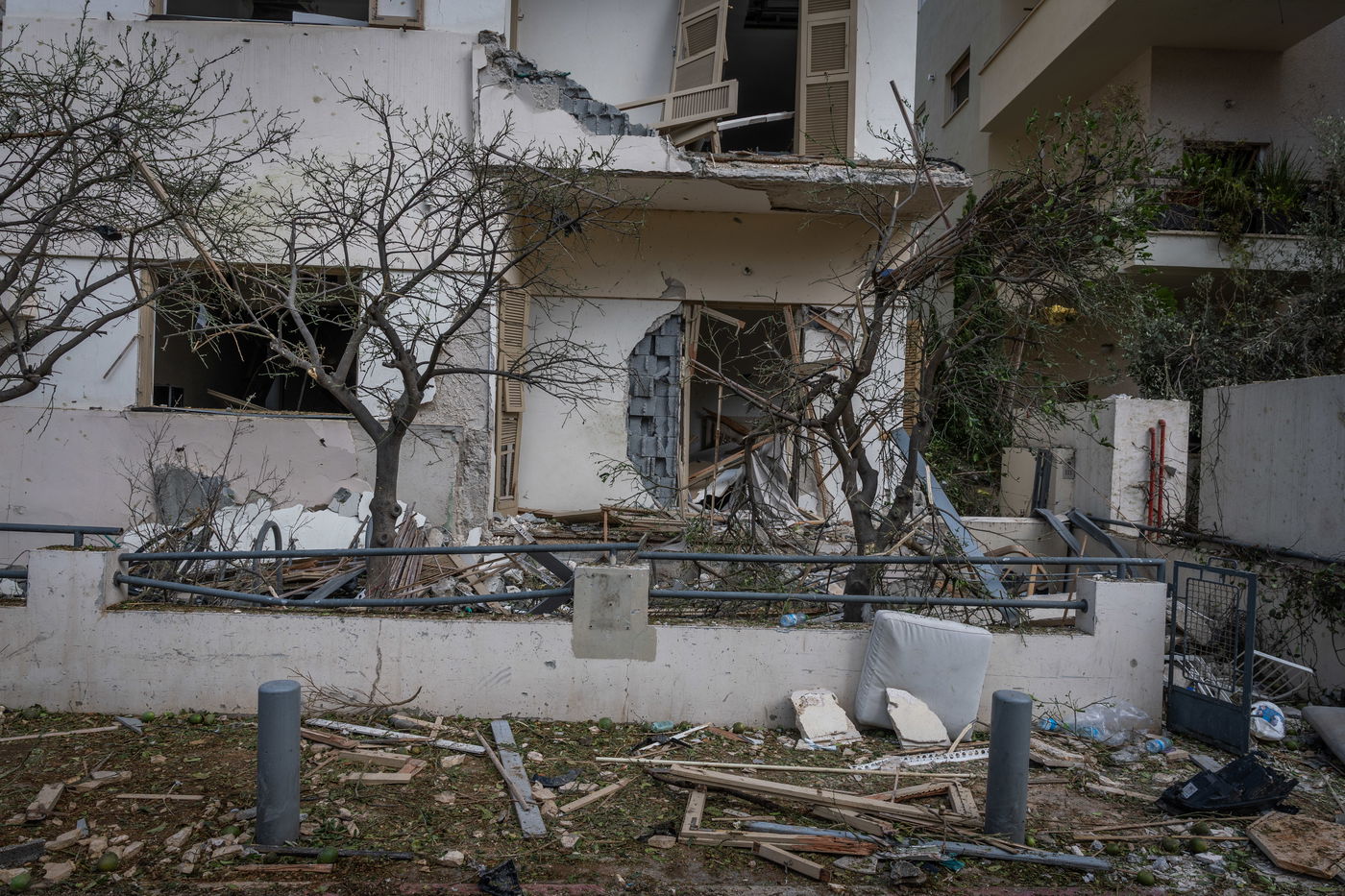 זירות הנפילה במרכז