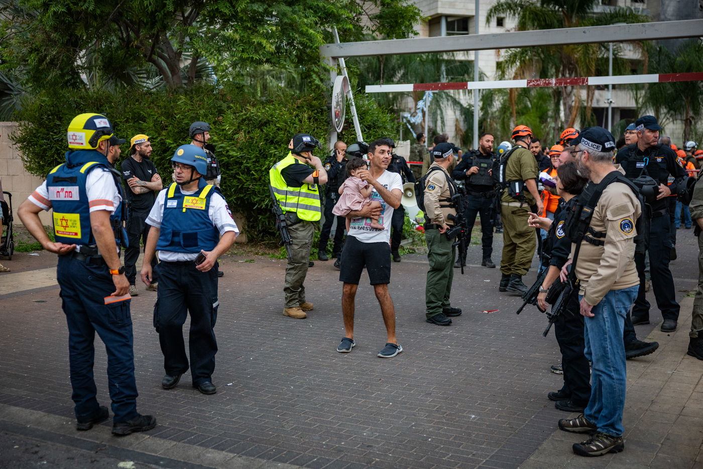 זירות הנפילה במרכז