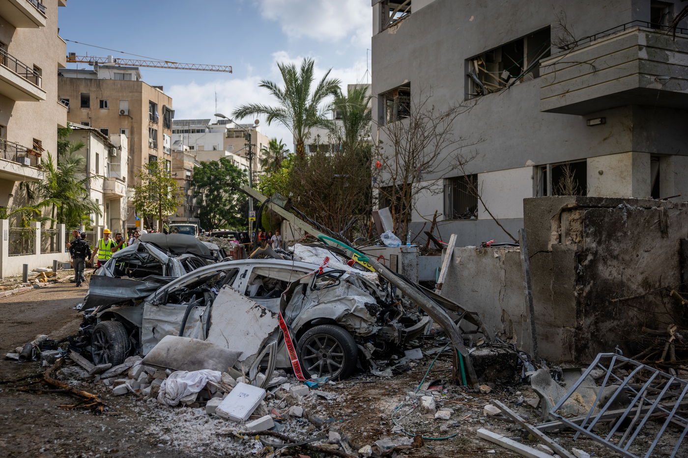 זירות הנפילה במרכז