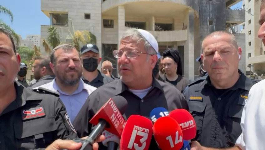 בן גביר היום בפתח תקווה