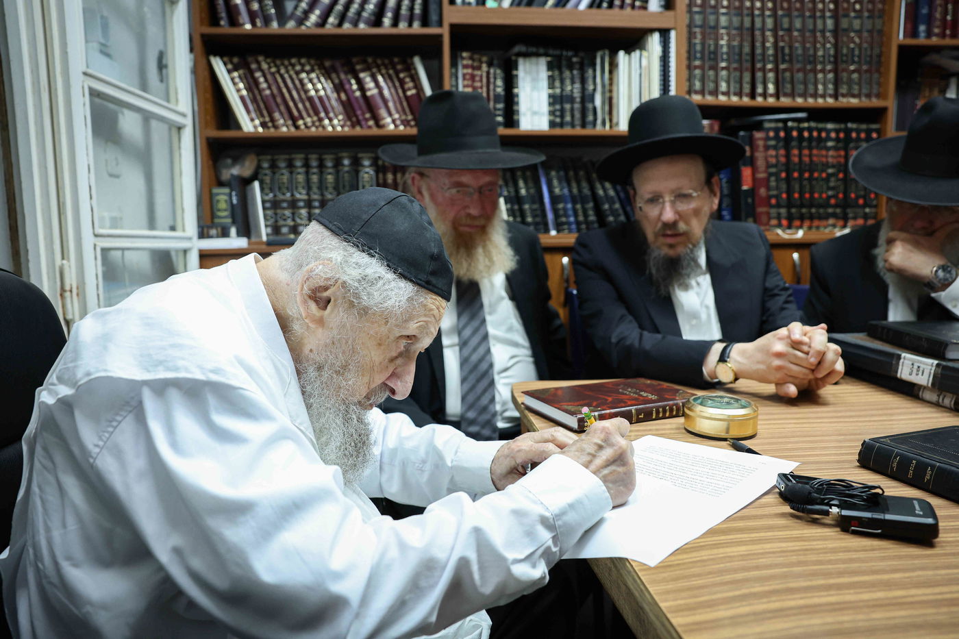 ראשי איגוד הסמינרים אצל הגר"ד לנדו