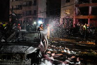 זירת הפגיעה הישירה בחיפה