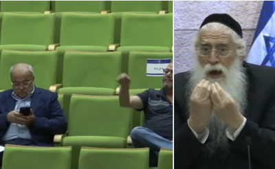 פרוש מול הח"כים הערבים