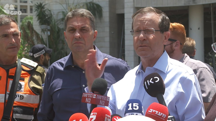 הרצוג בנאום לתקשורת היום בפ"ת