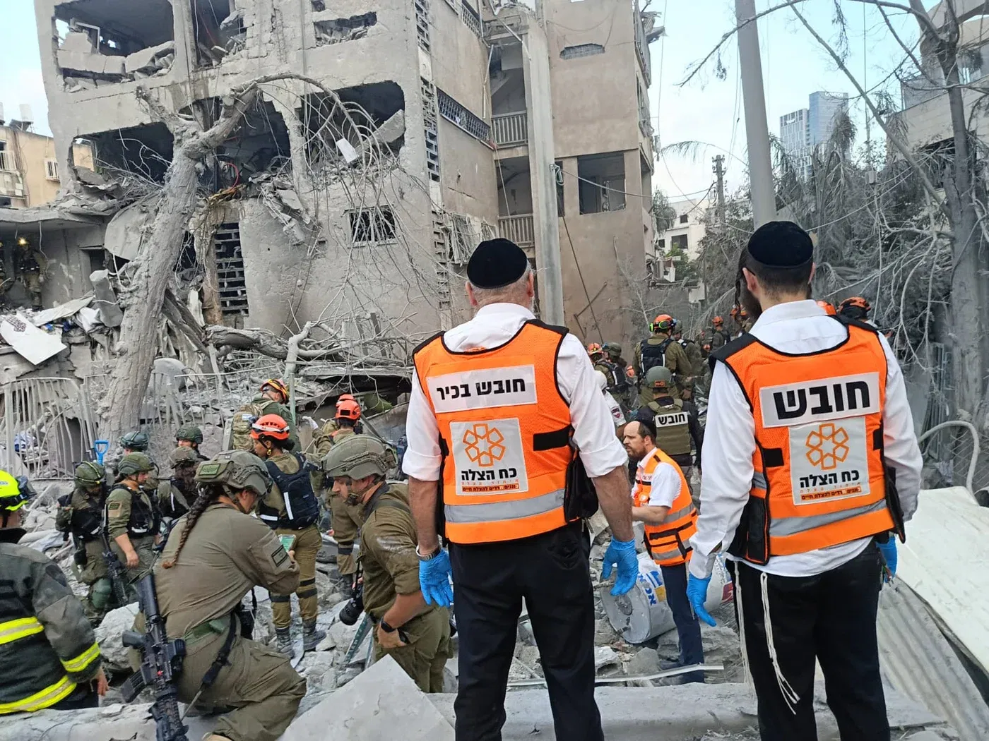 זירת הנפילה בבני ברק