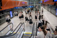 תחנה של הרכבת הקלה