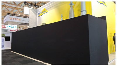 צרפת כיסתה את הדוכן הישראלי בסלון האווירי בפריז ומונעת את הגישה אליו