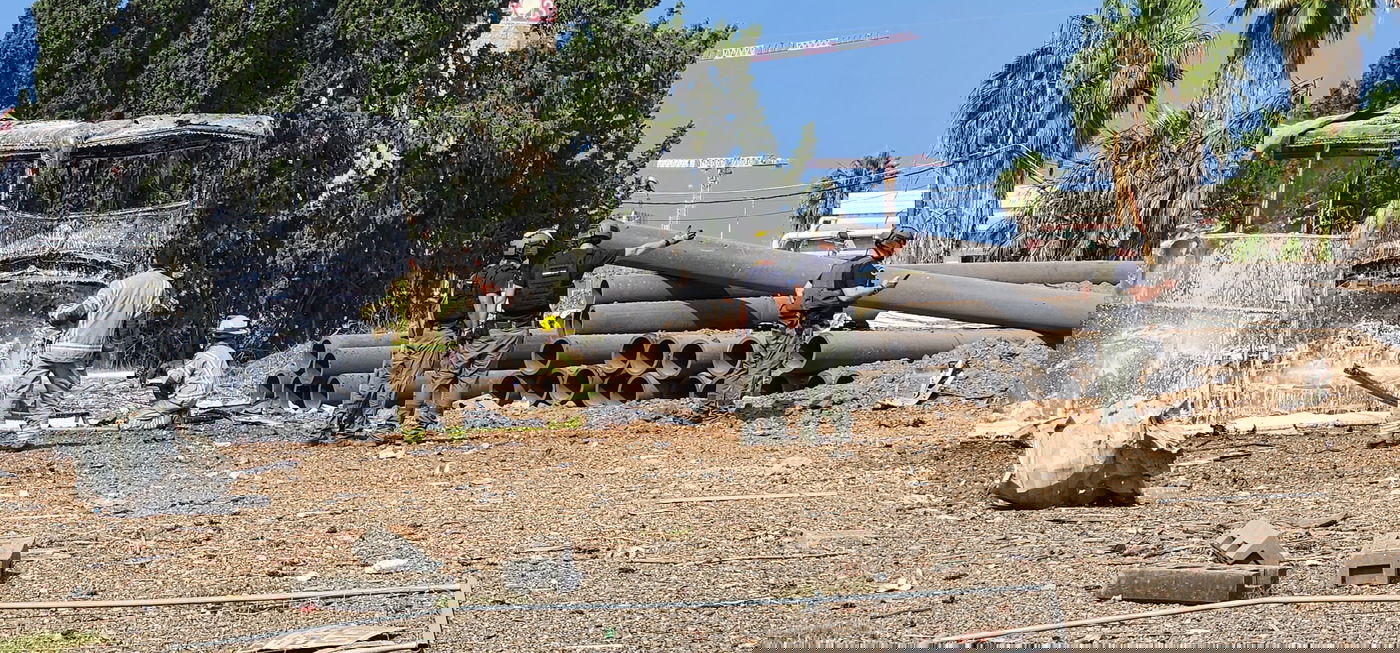 זירת הנפילה בהרצליה