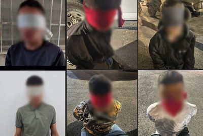 חלק מהחשודים שנעצרו