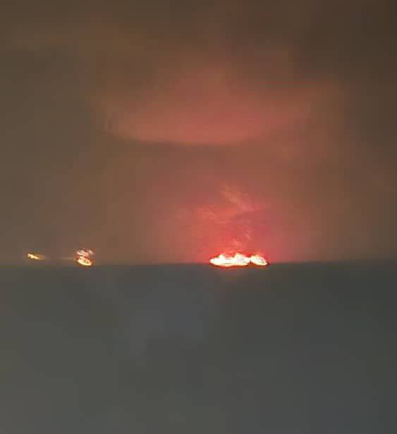 השריפה במפרץ עומאן