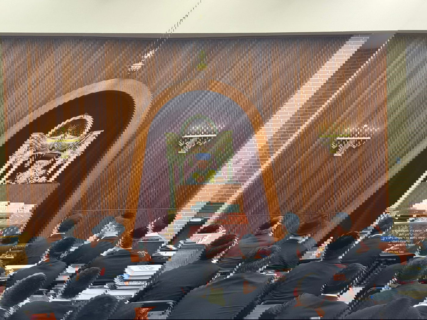 היסטוריה בבולטימור: הראשון לציון בשיעור חיזוק בהיכל ישיבת 'נר ישראל'