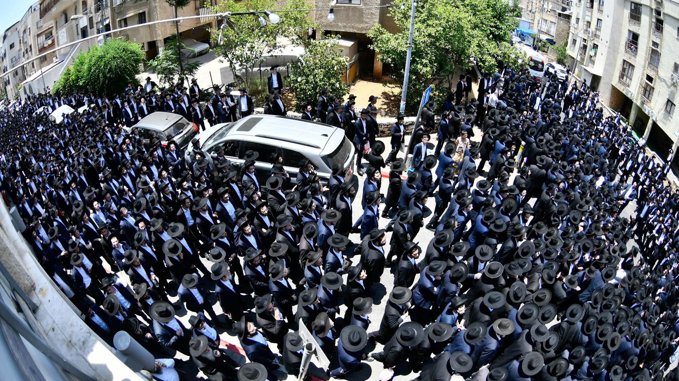 מסע הלוויית הגאון רבי ישראל סוקל זצ"ל 