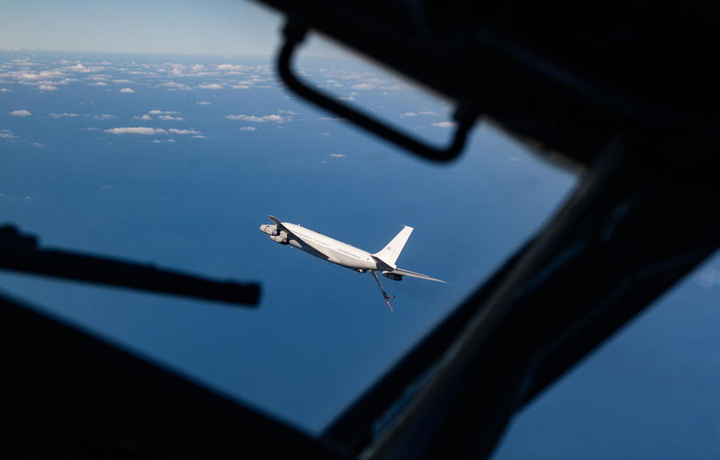 תיעוד תדלוק מטוסי הקרב של חיל האוויר