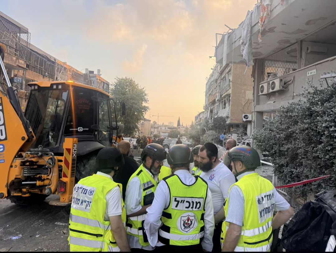 זירת נפילת הטילים