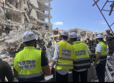 זירת נפילת טילים