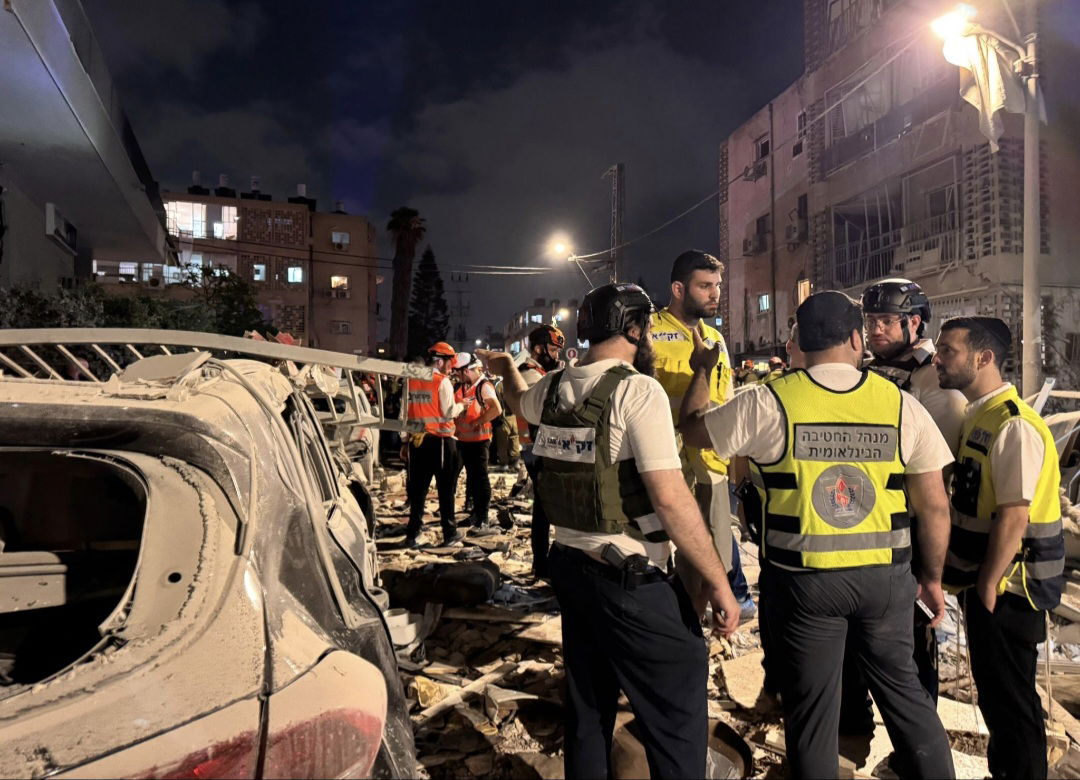 זירת נפילת הטילים