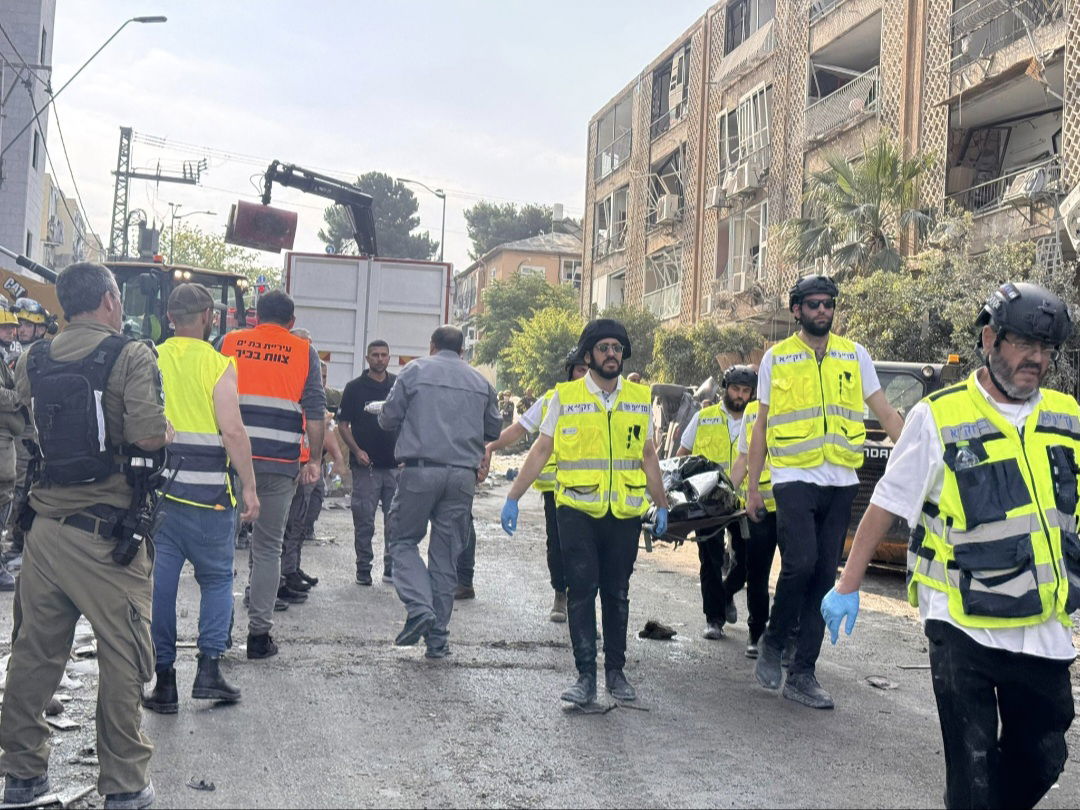 זירת נפילת הטילים