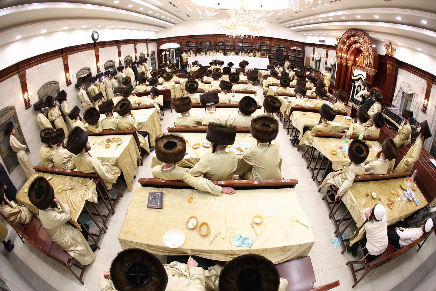 שמחת שבע ברכות לנכדת האדמו"ר מתולדות אהרן