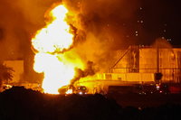 הפגיעה במתקן בחיפה