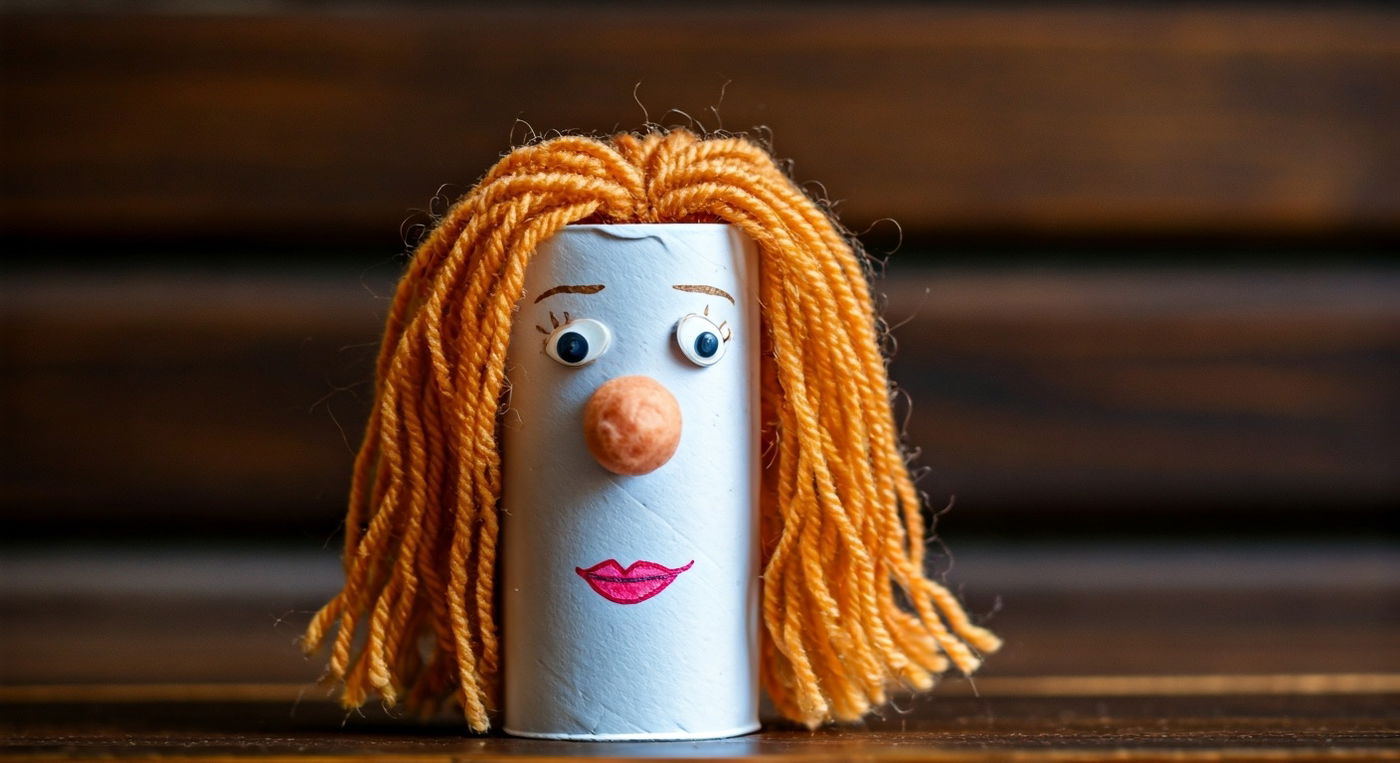 בובות מגלילי נייר