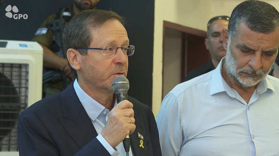 הנשיא הרצוג בביקור בטמרה