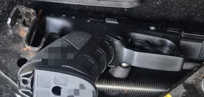 האקדח ברכבו של החשוד