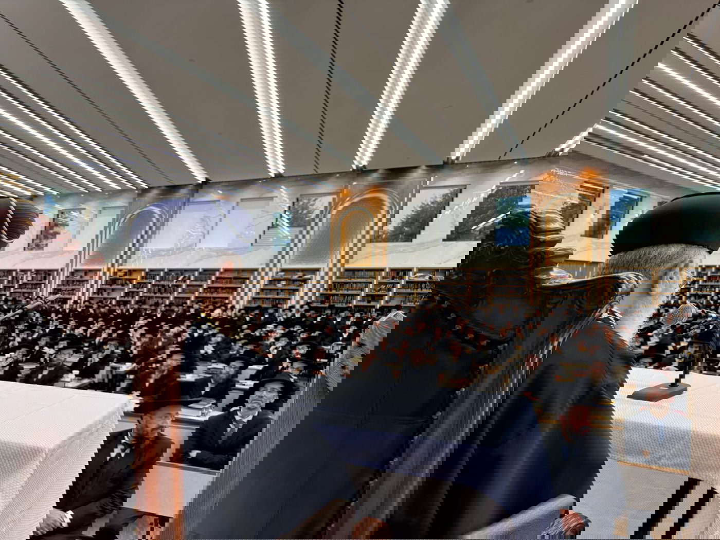 שיעור וביקור היסטורי של הראש"ל הגר"י יוסף בעיירה סקווירא | תיעוד מיוחד 