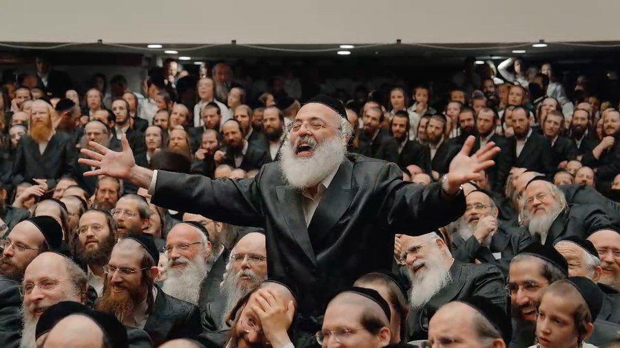 המחנך הרב יקותיאל לידר בשמחת בית סלונים