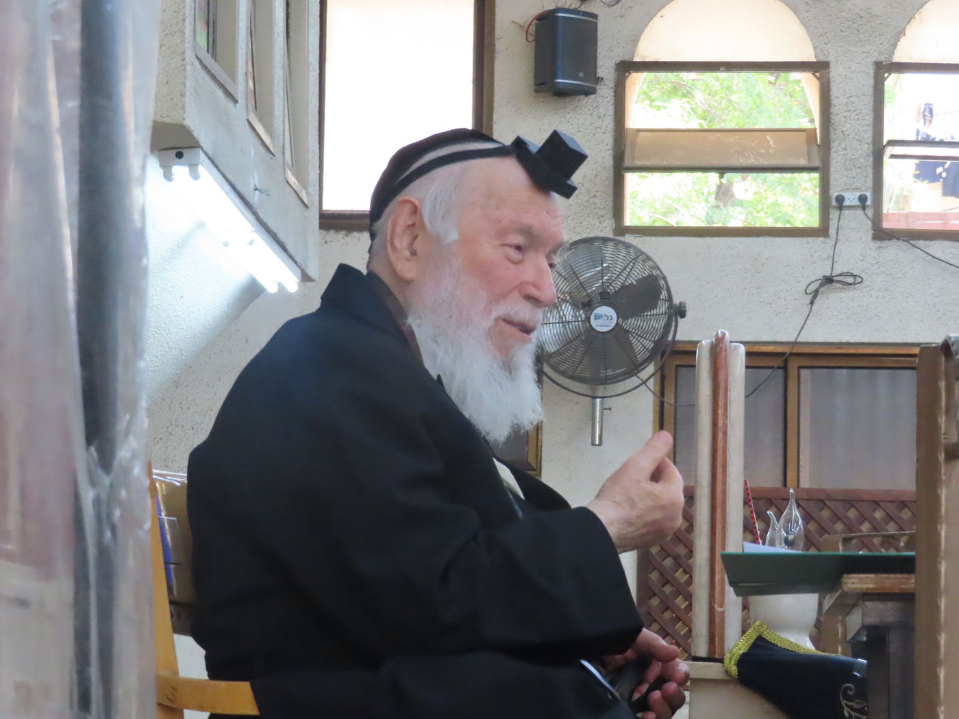 הגאון רבי יצחק זילברשטיין בימי המלחמה בכולל 'בית דוד' ברמת אלחנן