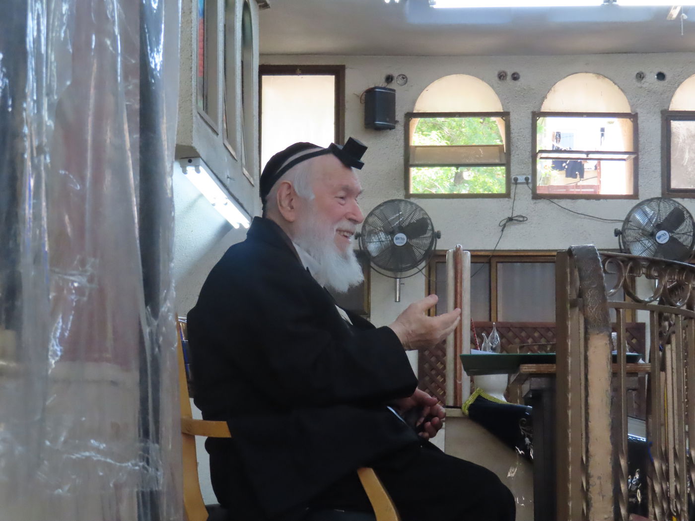 הגאון רבי יצחק זילברשטיין בימי המלחמה בכולל 'בית דוד' ברמת אלחנן