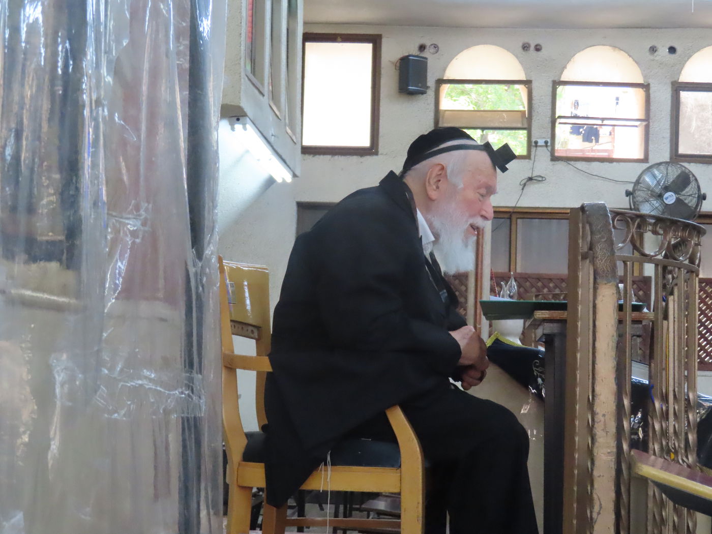 הגאון רבי יצחק זילברשטיין בימי המלחמה בכולל 'בית דוד' ברמת אלחנן