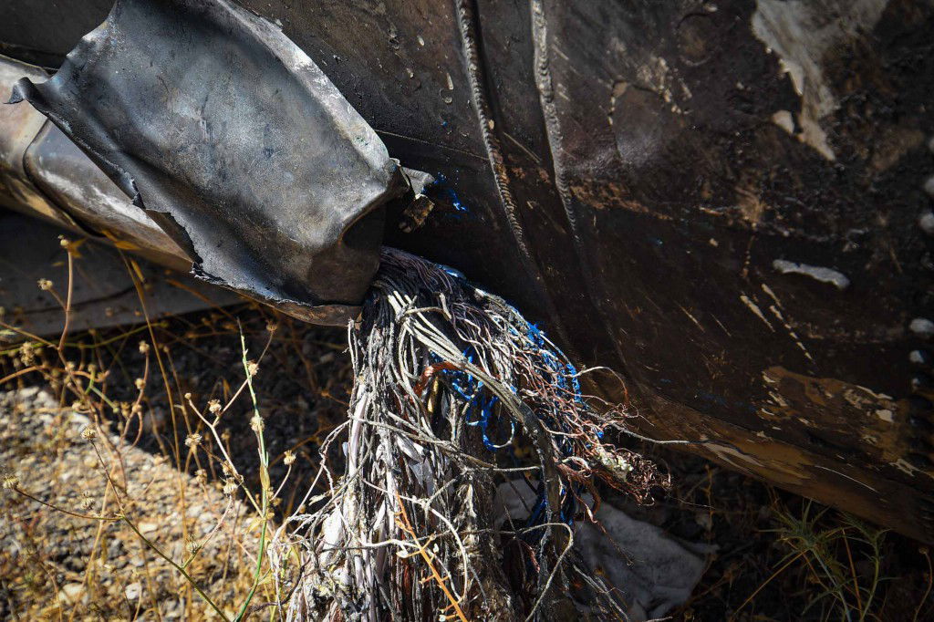 נס בשומרון - חלק ענק מטיל נפל בכניסה לעיר אריאל