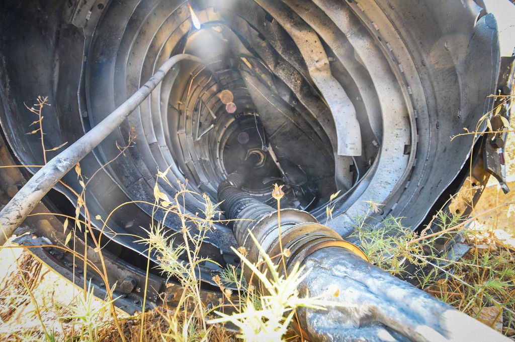 נס בשומרון - חלק ענק מטיל נפל בכניסה לעיר אריאל