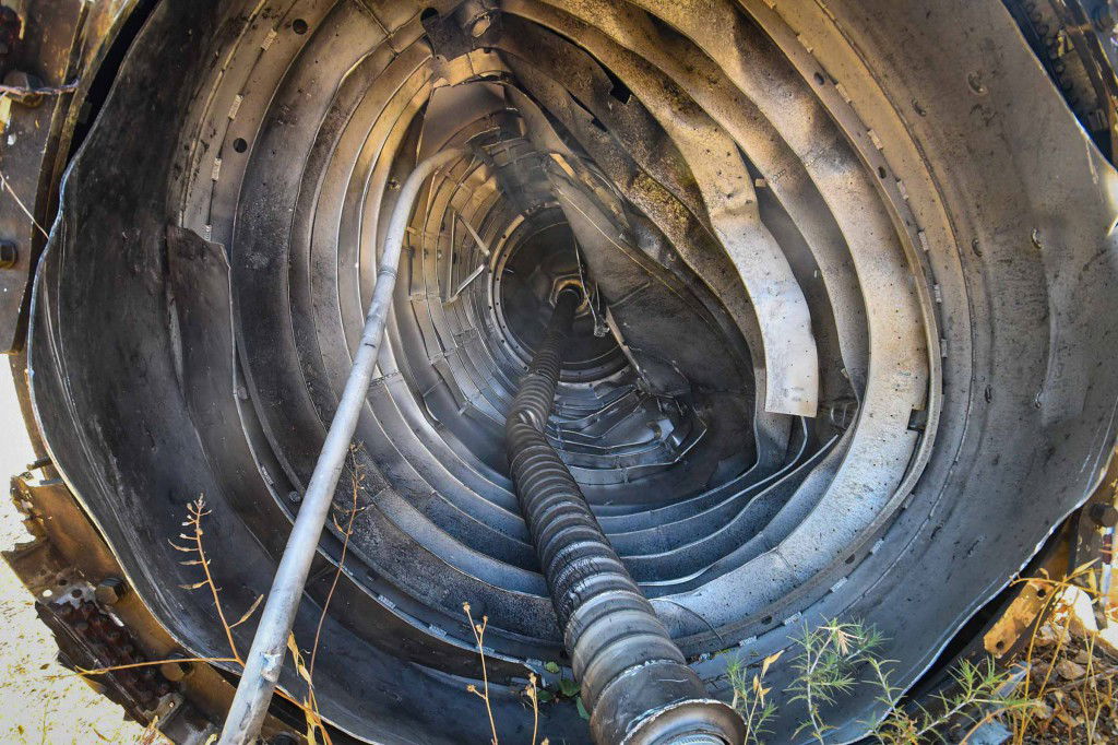 נס בשומרון - חלק ענק מטיל נפל בכניסה לעיר אריאל