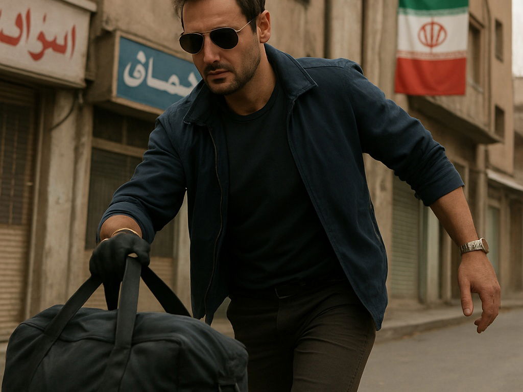 אילוסטרציה - סוכן מוסד בפעולה באיראן