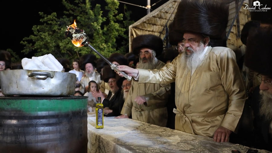 האדמו"ר מלעלוב במירון