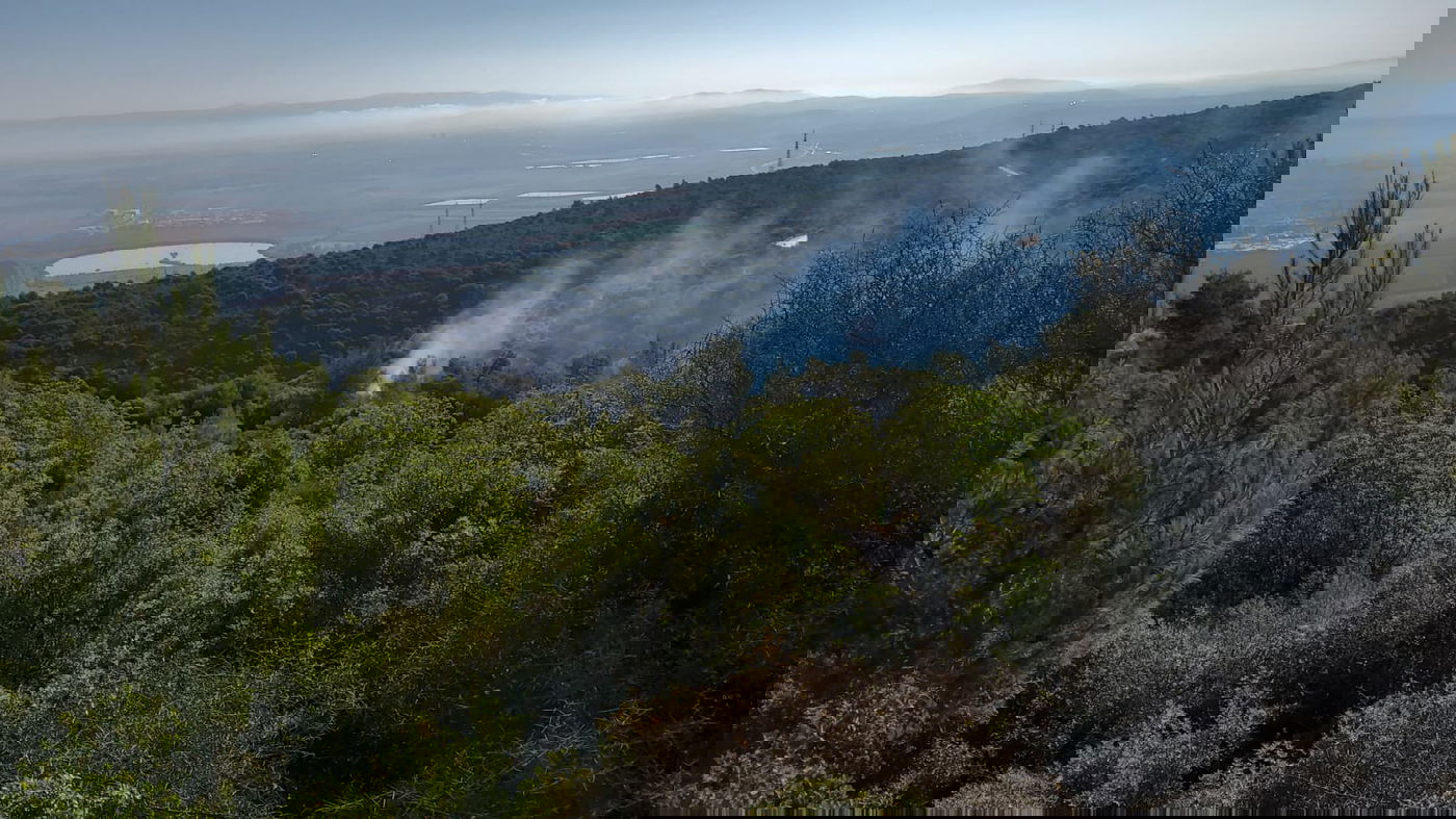 השריפה שפרצה