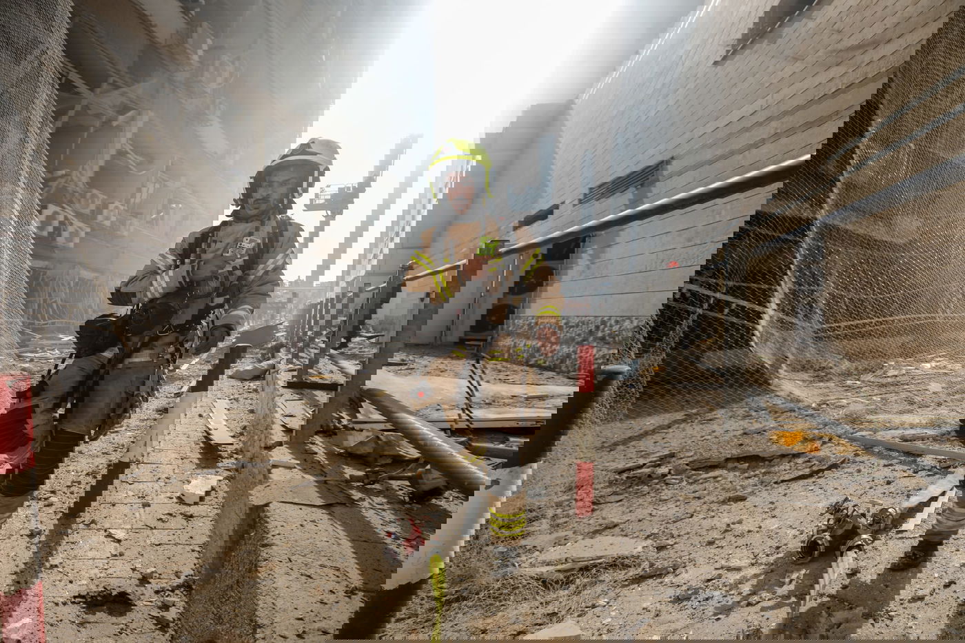 פגיעת הטיל בבית החולים סורוקה