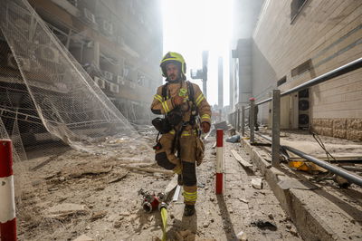 פגיעת הטיל בבית החולים סורוקה