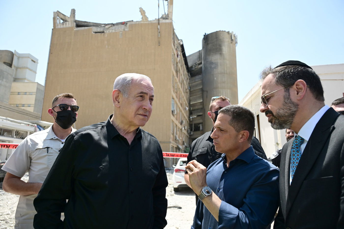 נתניהו בבית החולים סורוקה בבאר שבע